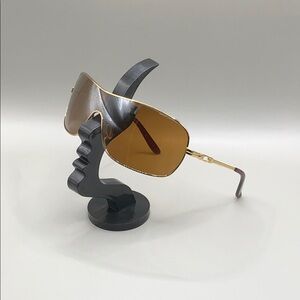 Oakley OO4073 distress sunglasses FRAMES ONLY Gold Unisex Shield Style